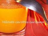 Janvier détox: soupes, soupes, soupes, 1ere leçon: Velouté de carottes au curcuma