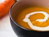 Soupe de carottes épicée