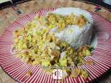Salade de mangues vertes à la morue frite