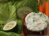 Sauce fromage blanc ail et fines herbes
