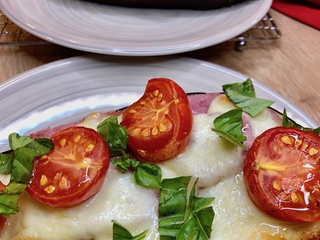 Aubergines gratinées façon pizza