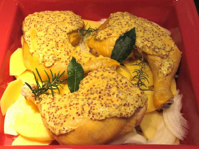 Recettes de Cuisses de Poulet a la Moutarde