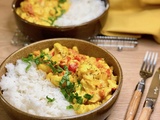 Curry de chou-fleur au lait de coco et épices