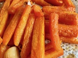 Frites de carottes au four