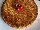 Gâteau basque à la confiture de cerise noire