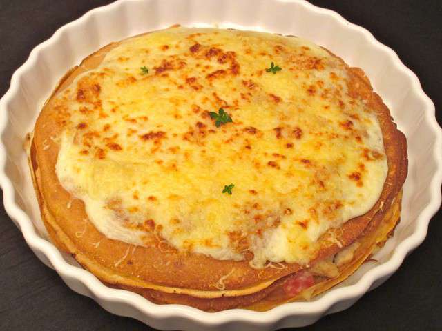 Recettes de Gateau de Crepes Salees