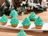 Muffins sapins de Noël à la cannelle