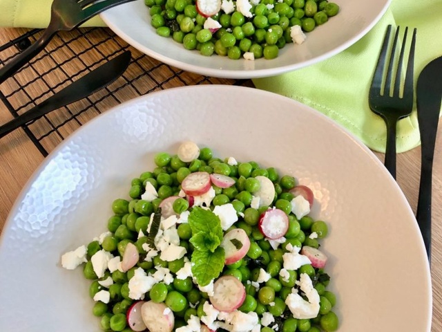 crème de petit pois menthe