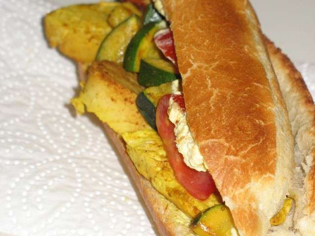 Recettes De Sandwich Poulet Curry