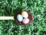 Idée pour Pâques n°4 : nids chocolatés à la cuillère