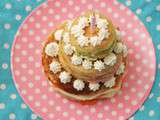 Menu 515 : le birthday (saumon tarama avocat) cake