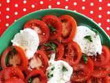 Menu 543 : salade tomate mozza basilic, un classique qui fait du bien