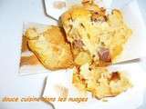 Muffins Poire-Jambon de Bayonne