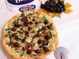 Pizza au Bresse Bleu Le véritable et raisin muscat