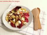 Salade de fenouil, radis, pomme, trévise et manouri