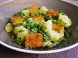 Salade de pommes de terre , haricots verts avec Capitaine Iglo