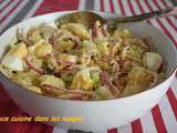 Salade de pommes de terre, oignon rouge et céleri