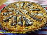 Tarte de légumes d'été et sardines à l'huile