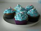 Cup cake bleu