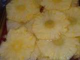Ananas poché au sirop délicieux