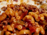 Macaroni aux tomates & à la viande gratiné (ou le macaroni inspiré de ma maman)