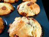 Muffins style ''Bakery'' aux brisures de chocolat et au babeurre