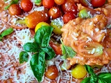 Orzo crémeux façon risotto, aux tomates et au parmesan (one pot)