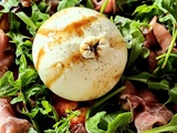Pizza à la burrata, prosciutto & roquette