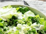 Salade à la crème (3 ingrédients)