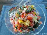 Salade grecque (ou la parfaite salade de saison)