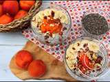 Chia pudding noisette et abricots – sans lactose