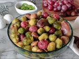 Choux de Bruxelles à l’aigre-douce, châtaignes et raisins de Yotam Ottolenghi