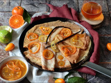 Crêpes aux agrumes confits