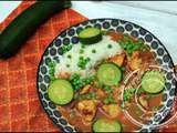 Curry de poisson au lait de coco et légumes verts