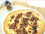Pizza parma aux figues fraîches et chèvre