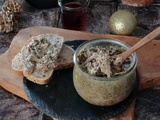 Rillettes de confit de canard au foie gras