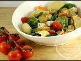 Salade de conchiglie et surimi