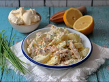 Salade de pommes de terre au haddock