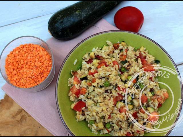 Recettes De Salade De Riz Et Legumes
