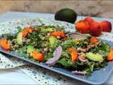 Salade fruitée de quinoa et roquette