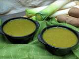 Soupe au vert de poireau et tapioca – sans gluten