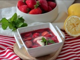 Soupe de fraises de Cyril Lignac