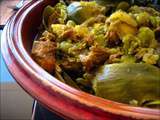 Tajine d’agneau aux artichauts et aux citrons confits