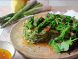 Tartare d’asperges et d’avocat