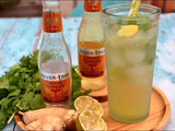 Tonic mule – mocktail gingembre citron vert et coriandre