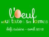 Résultats Défi recettes de cuisine Avril 2015