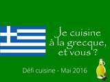 Résultats des défis Je cuisine à la grecque, et vous ? et On se met au vert