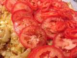 Tarte expresse Tomate Poivron Oignon
