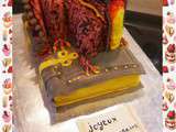 Gâteau grimoire et dragon :