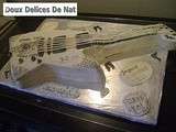 Gâteau guitare Metallica :